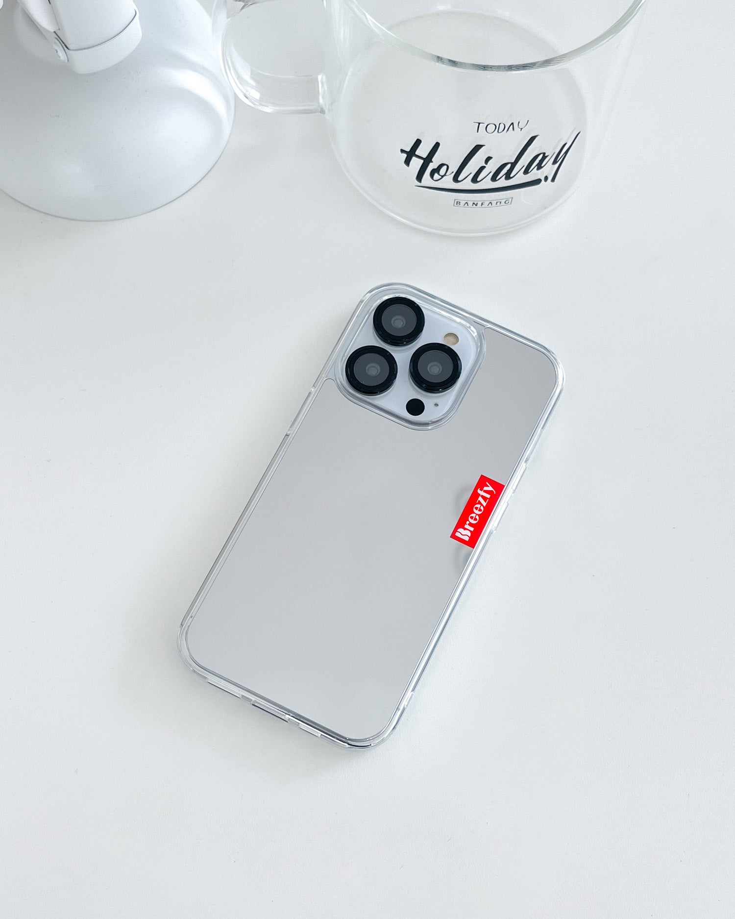 SILVER Mirror iPhone Case