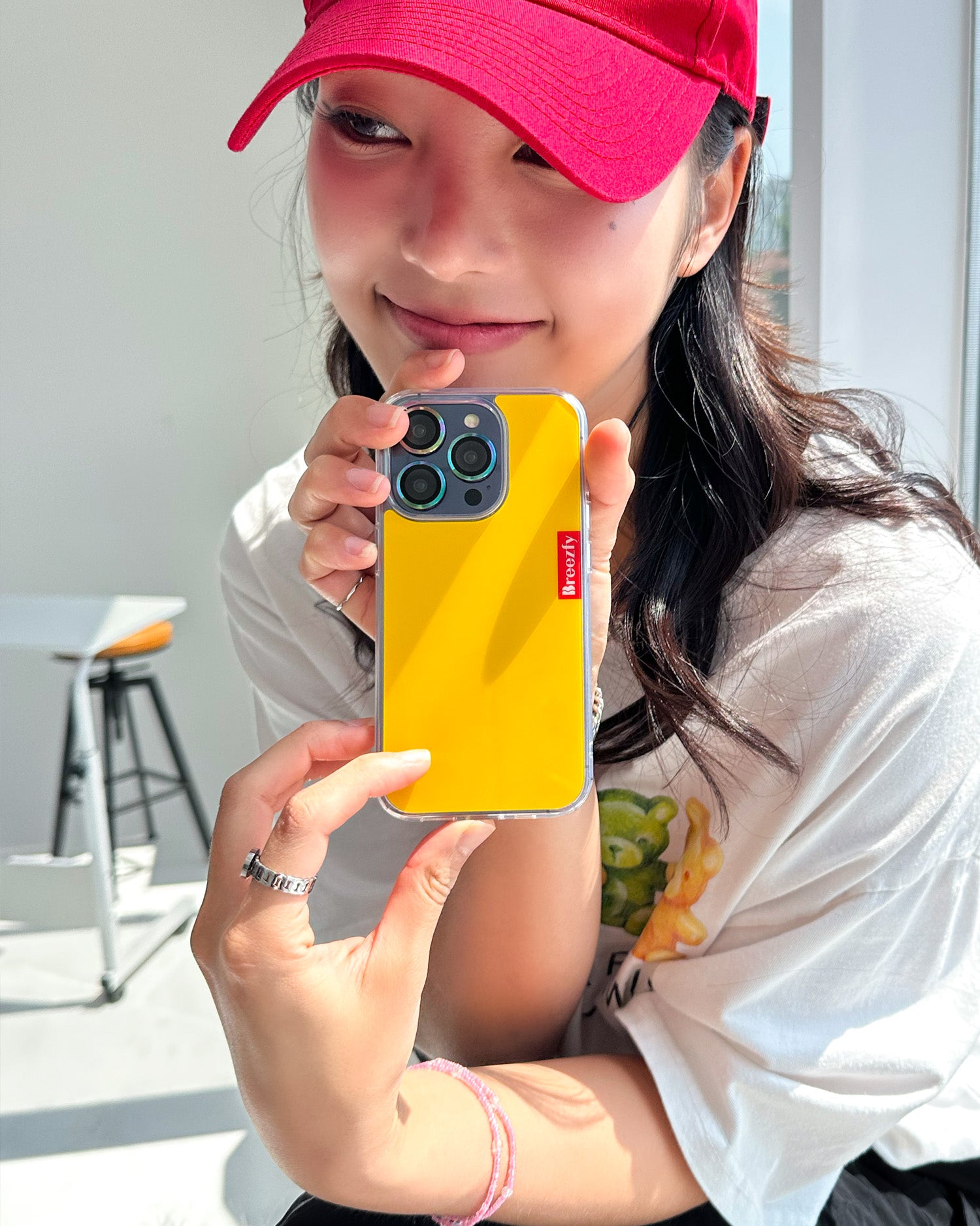 LEMON YELLOW Vivid iPhone Case