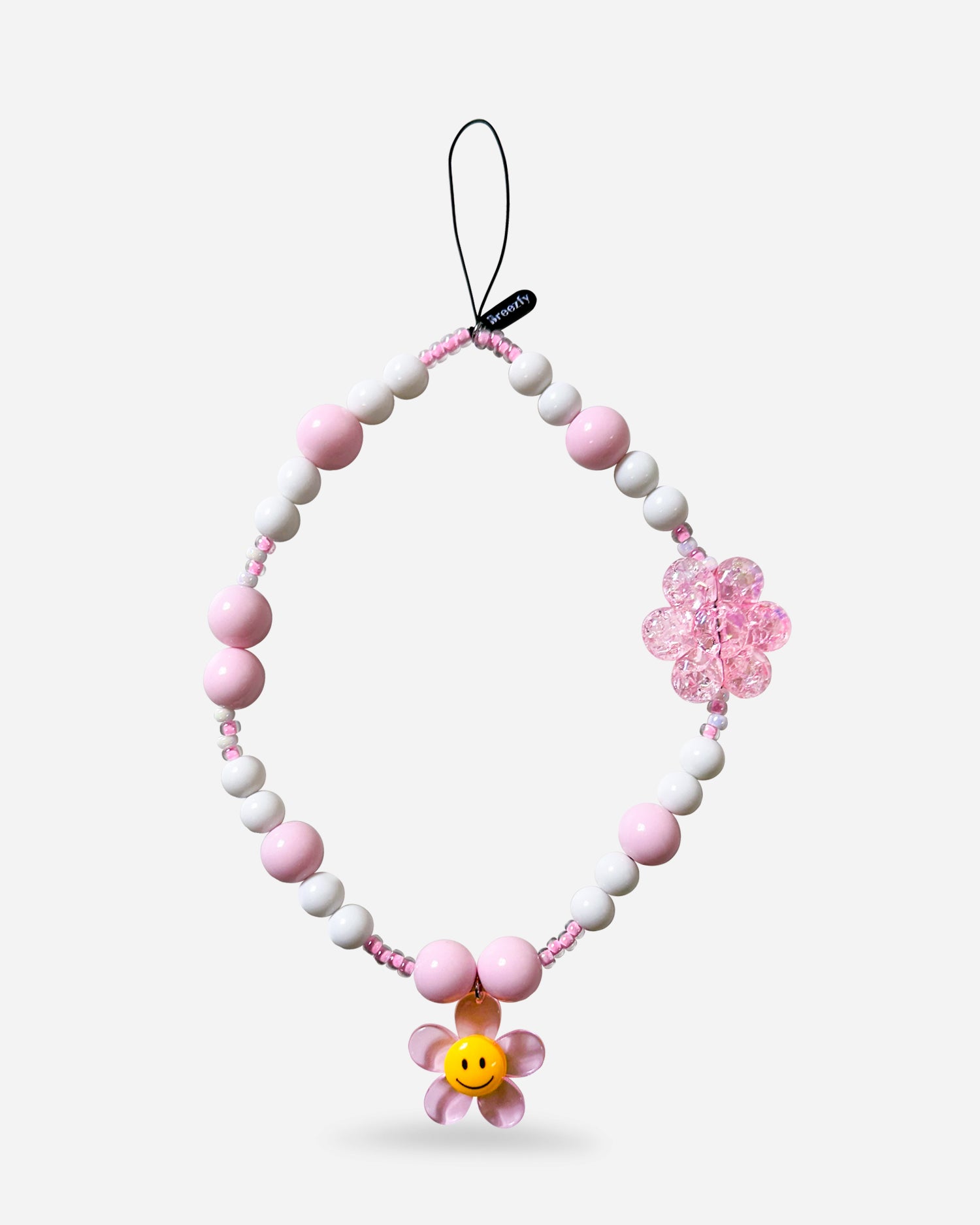 PINK Flower Children Phone Strap