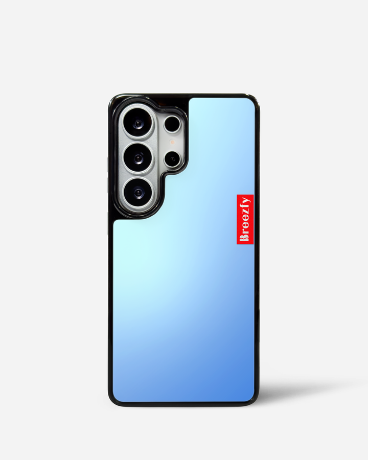 NEON BLUE Mirror Samsung Case