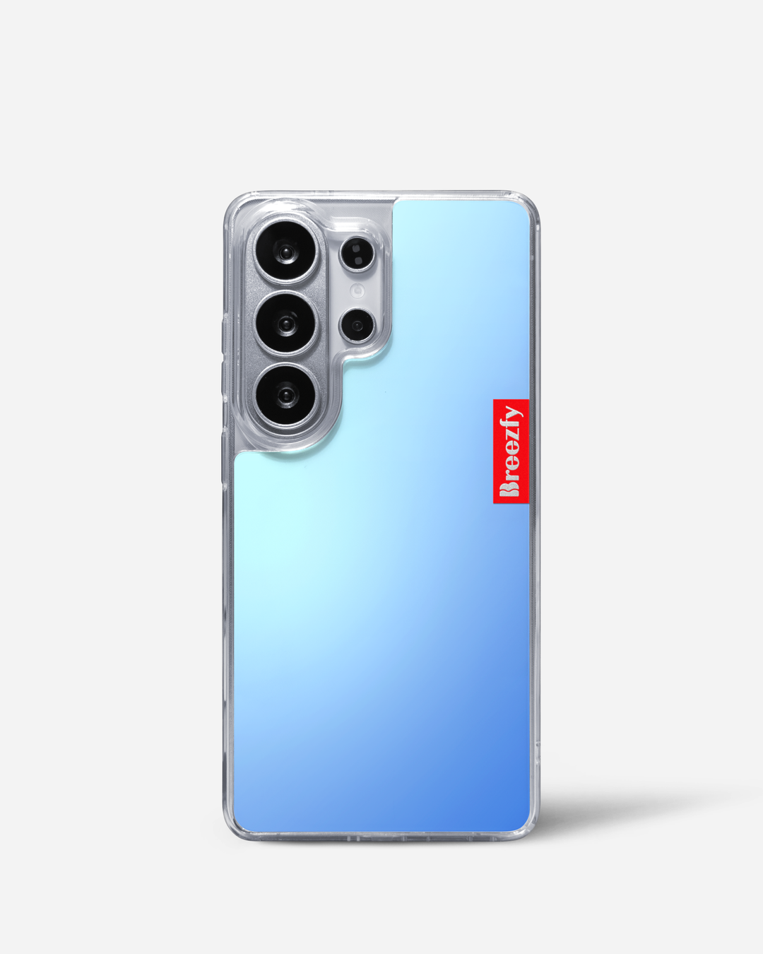 NEON BLUE Mirror Samsung Case