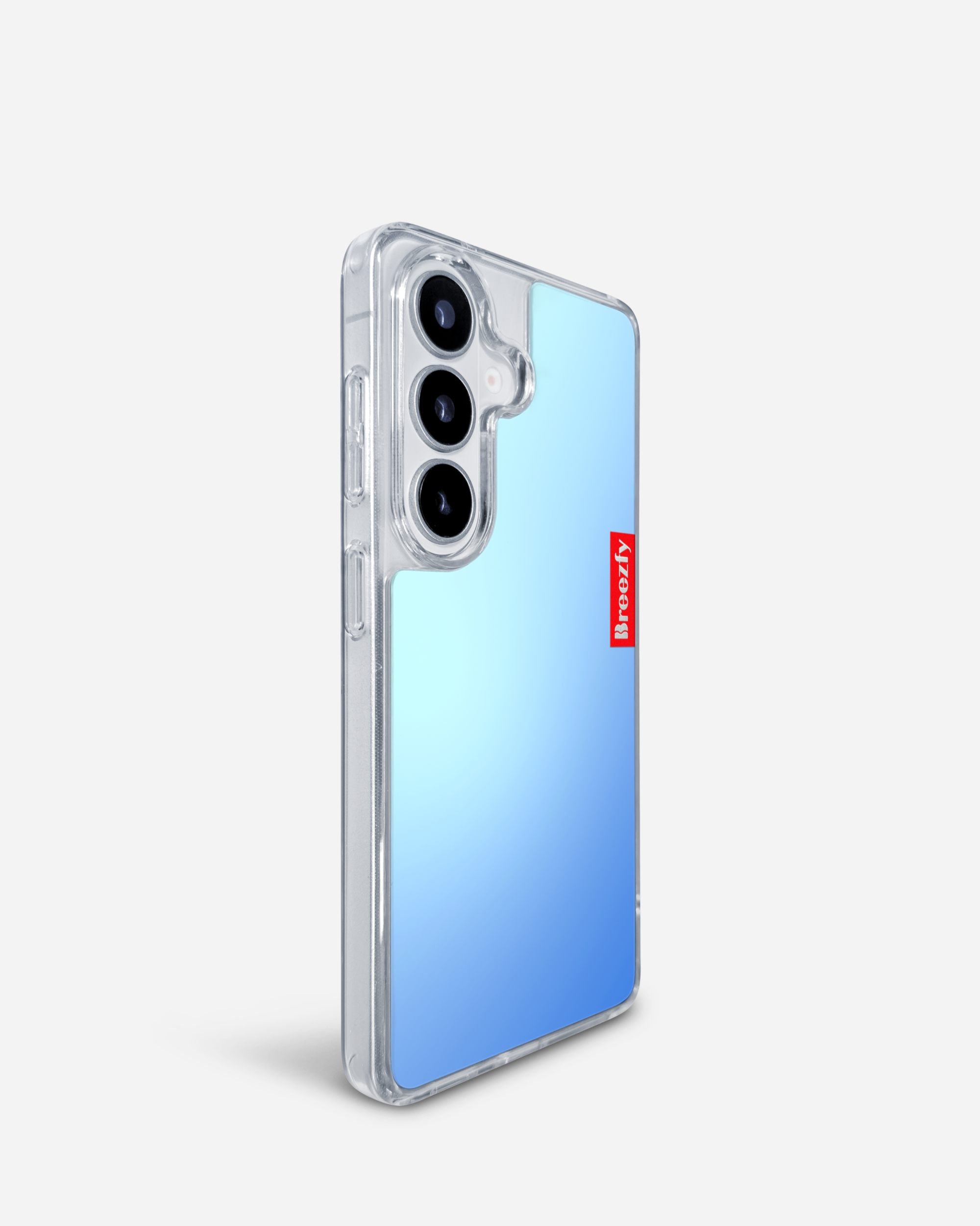 NEON BLUE Mirror Samsung Case