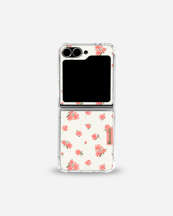 VINTAGE FLOWER RP 01 Matte Texture Z Flip Case