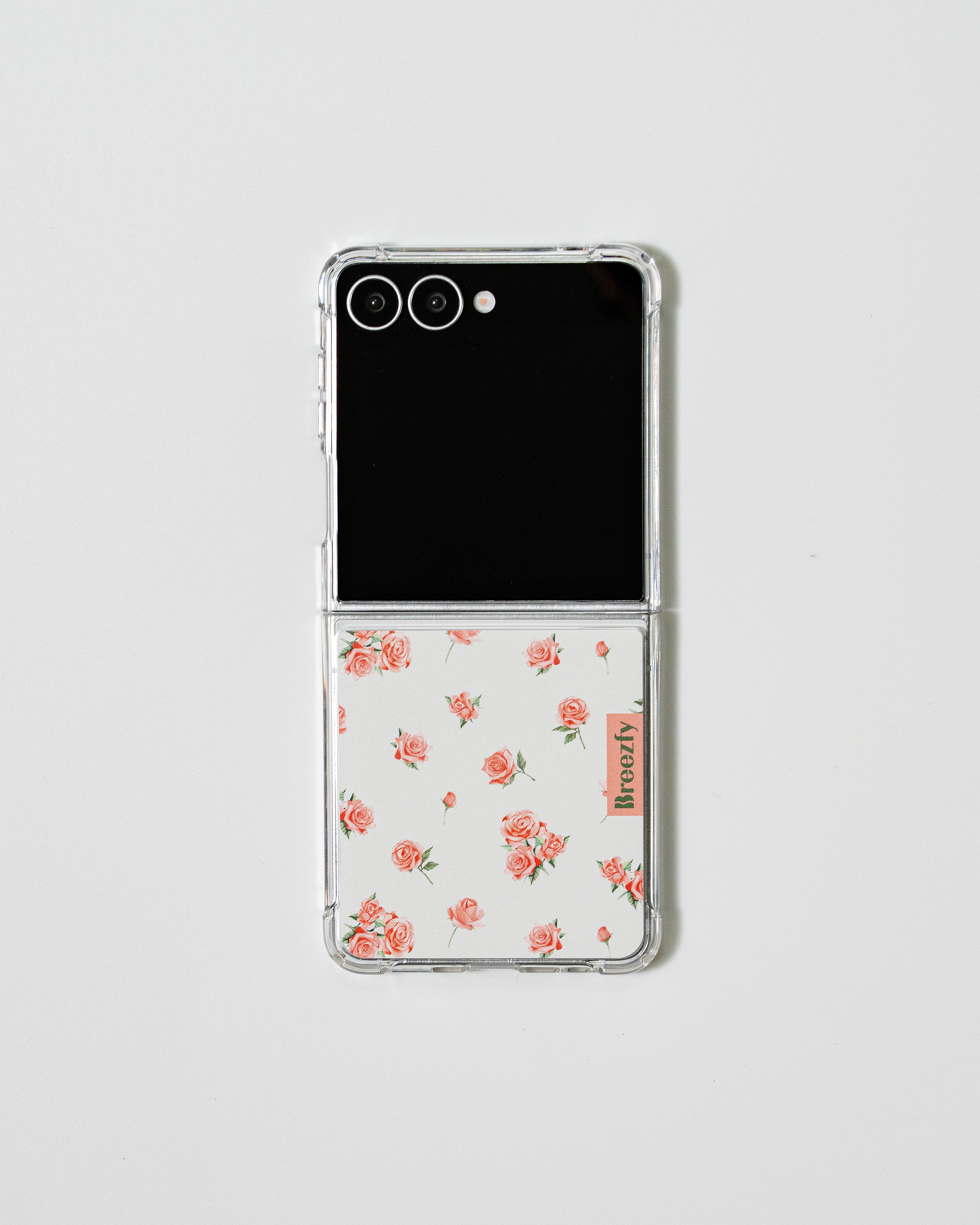 VINTAGE FLOWER RP 01 Matte Texture Z Flip Case