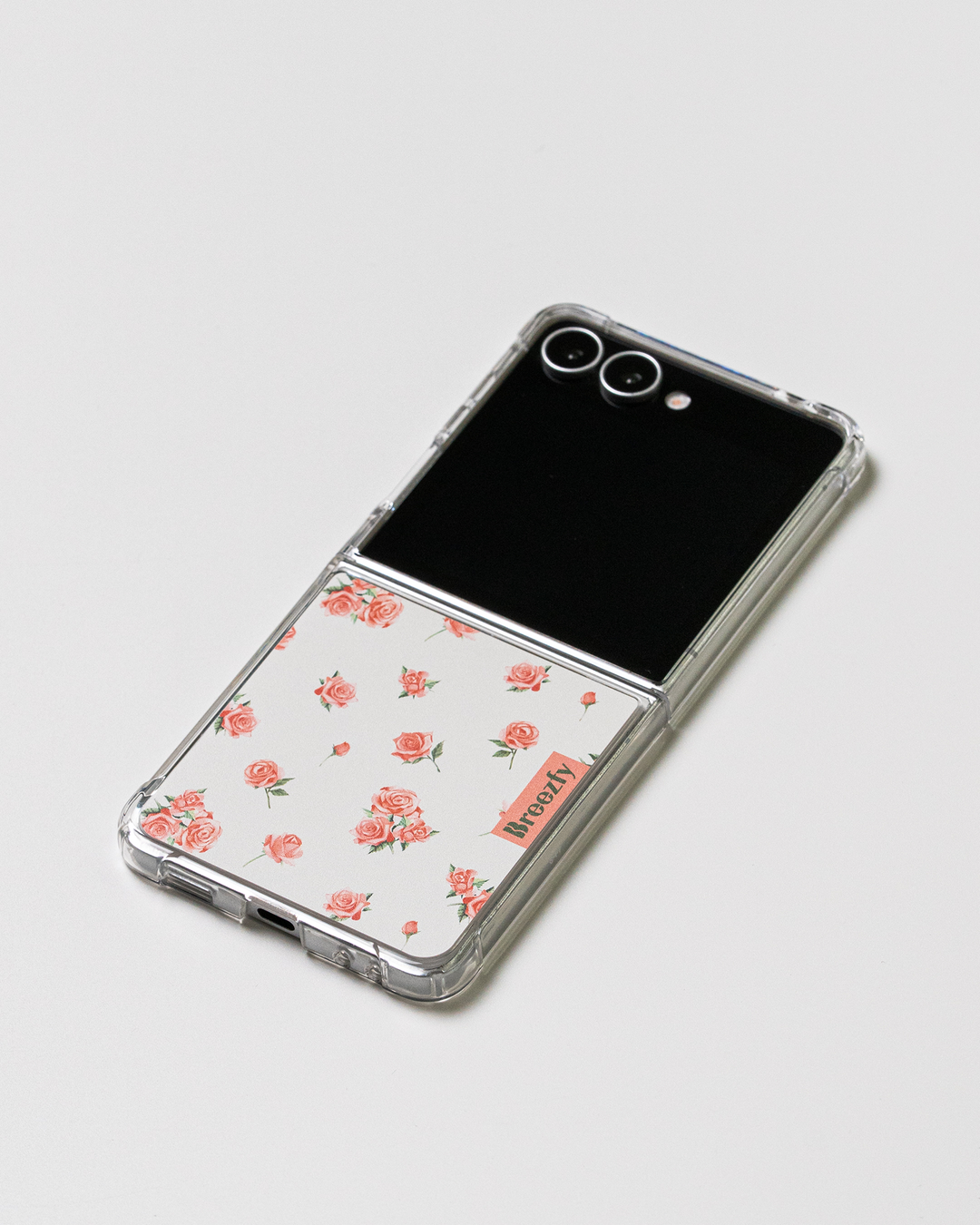 VINTAGE FLOWER RP 01 Matte Texture Z Flip Case