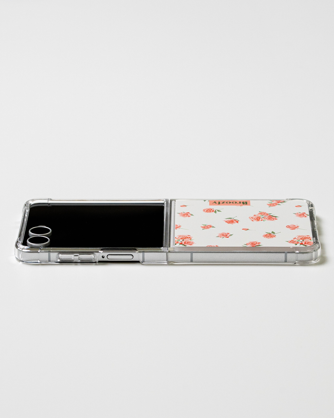 VINTAGE FLOWER RP 01 Matte Texture Z Flip Case