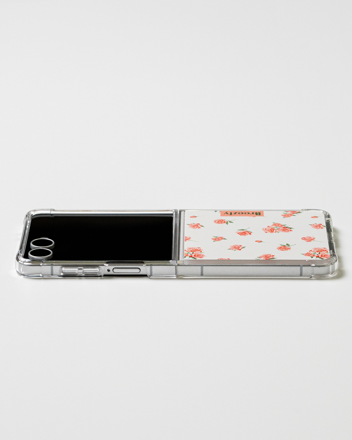 VINTAGE FLOWER RP 01 Matte Texture Z Flip Case
