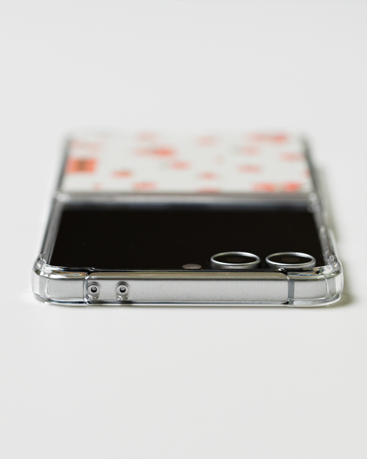 VINTAGE FLOWER RP 01 Matte Texture Z Flip Case