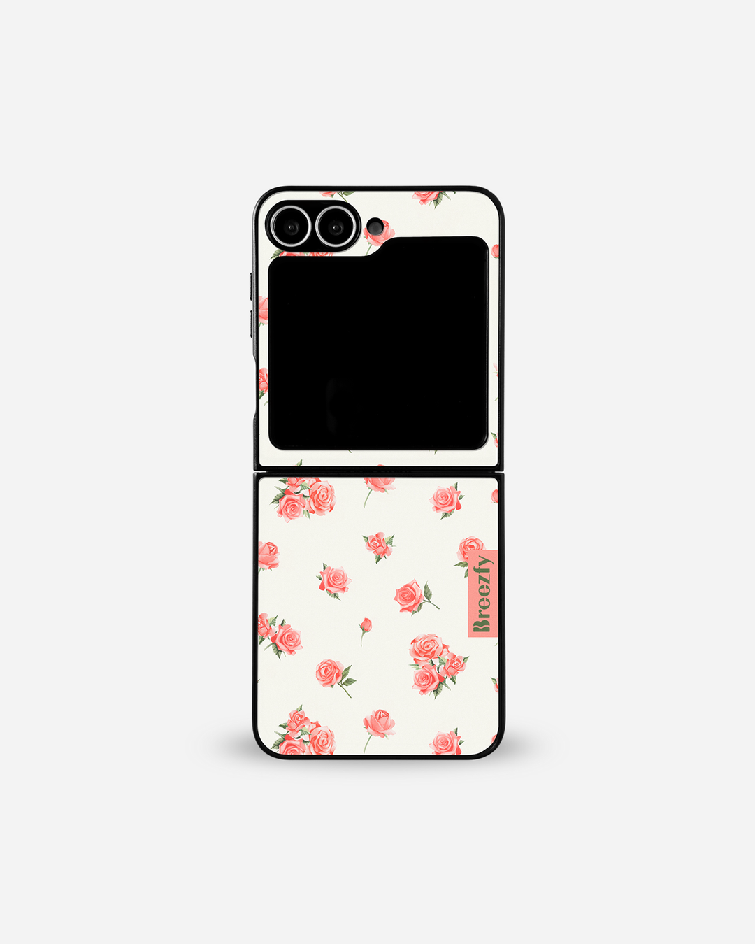 VINTAGE FLOWER RP 01 Matte Texture Z Flip Case