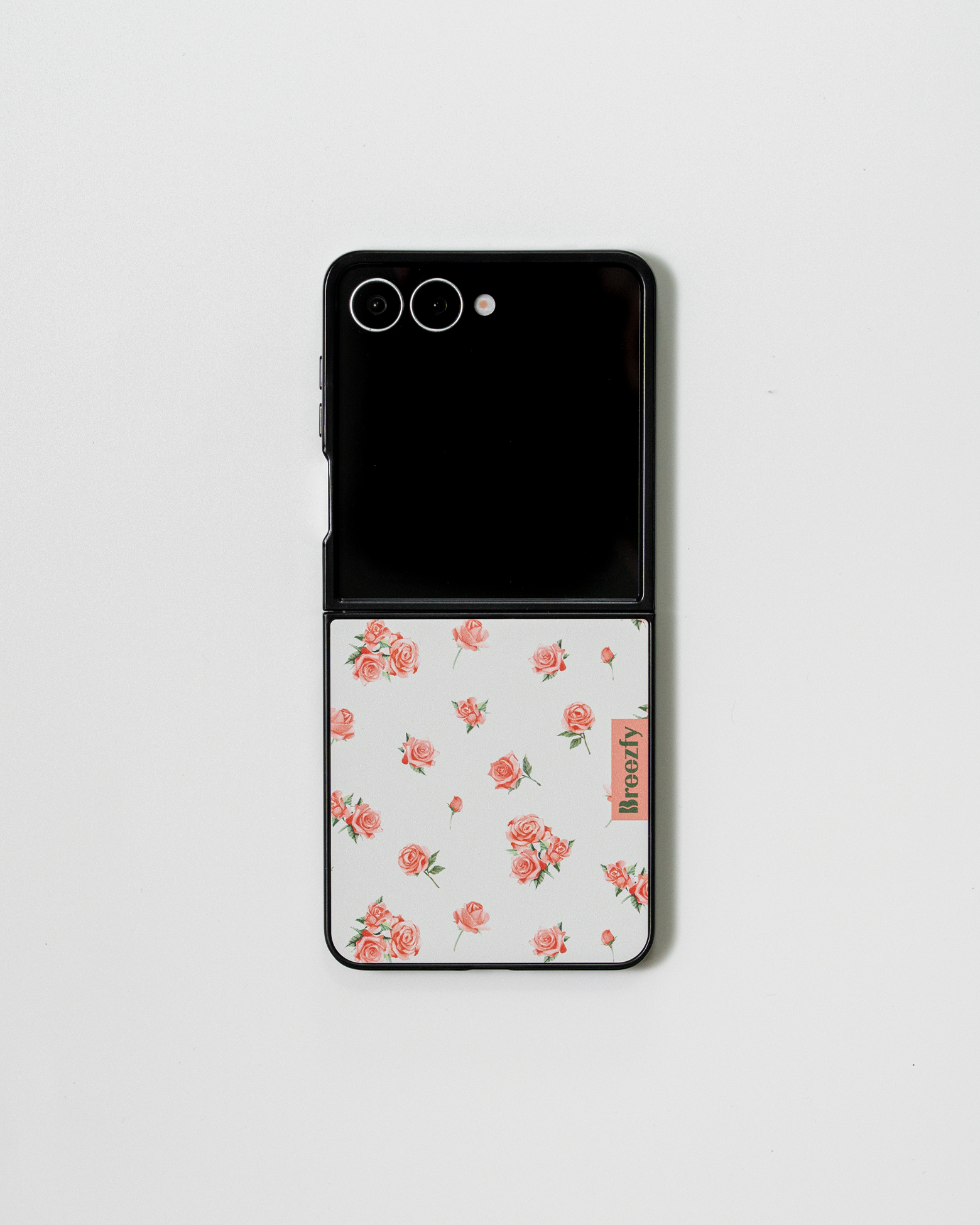 VINTAGE FLOWER RP 01 Matte Texture Z Flip Case