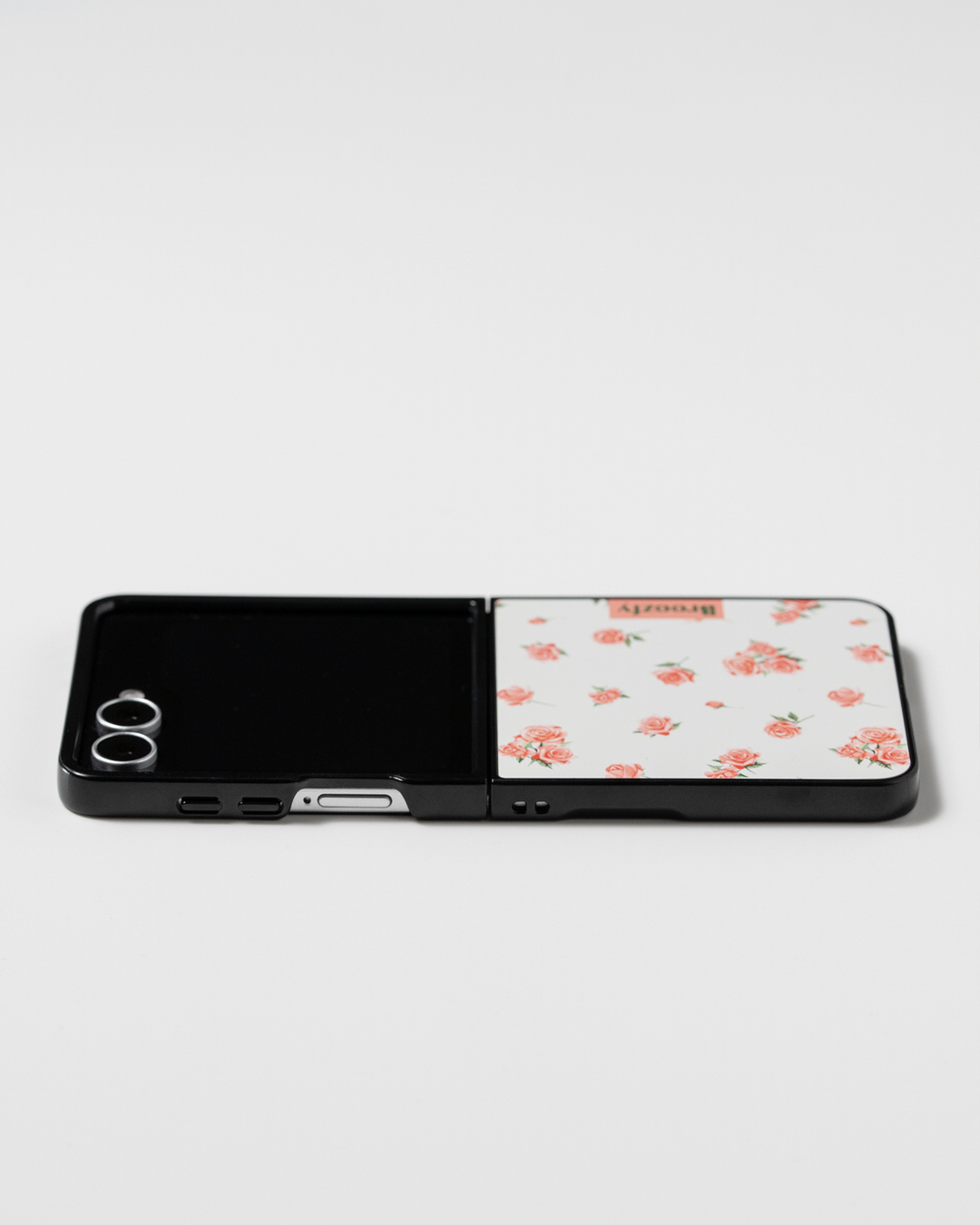 VINTAGE FLOWER RP 01 Matte Texture Z Flip Case