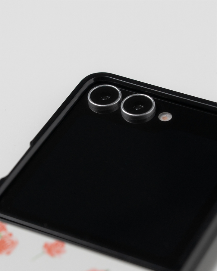 VINTAGE FLOWER RP 01 Matte Texture Z Flip Case