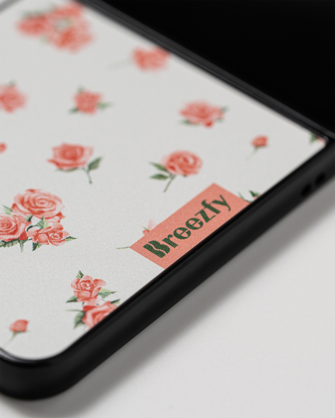 VINTAGE FLOWER RP 01 Matte Texture Z Flip Case