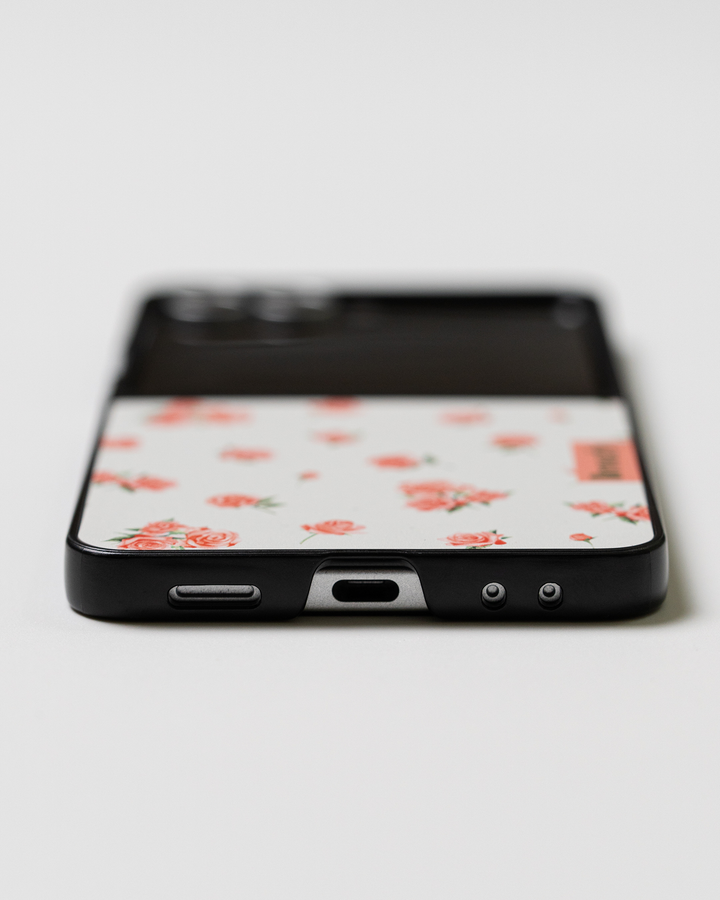 VINTAGE FLOWER RP 01 Matte Texture Z Flip Case