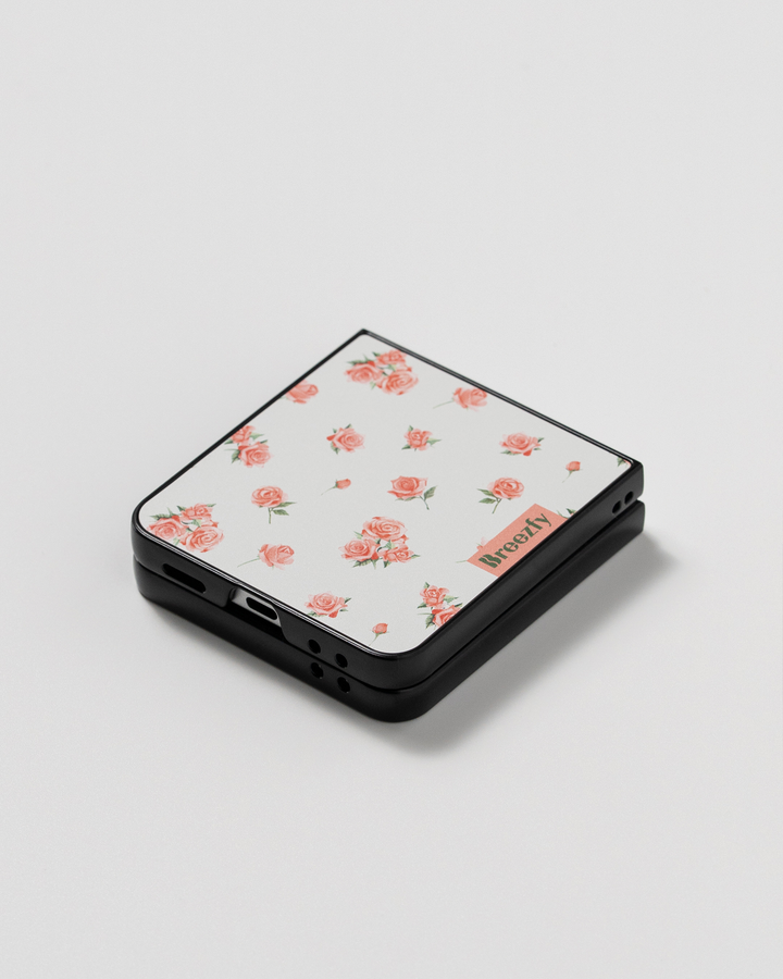 VINTAGE FLOWER RP 01 Matte Texture Z Flip Case