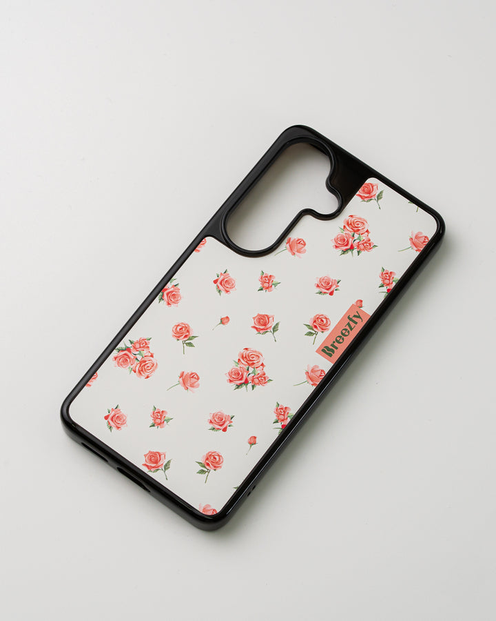 VINTAGE FLOWER RP 01 Matte Texture Samsung Case