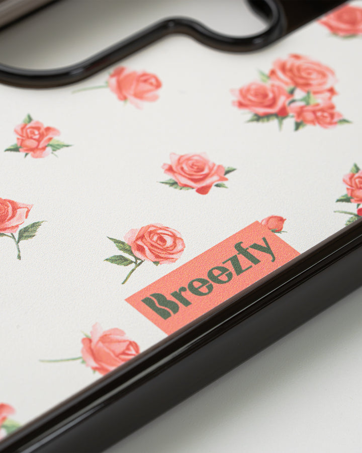 VINTAGE FLOWER RP 01 Matte Texture Samsung Case