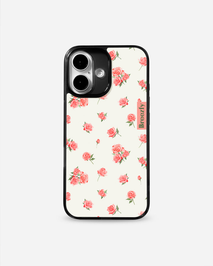 VINTAGE FLOWER RP 01 Matte Texture iPhone Case