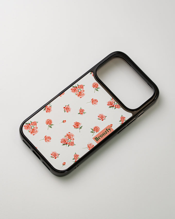 VINTAGE FLOWER RP 01 Matte Texture iPhone Case
