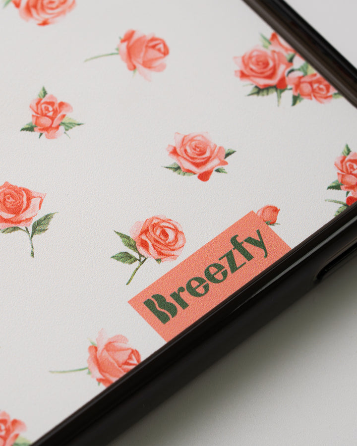 VINTAGE FLOWER RP 01 Matte Texture iPhone Case