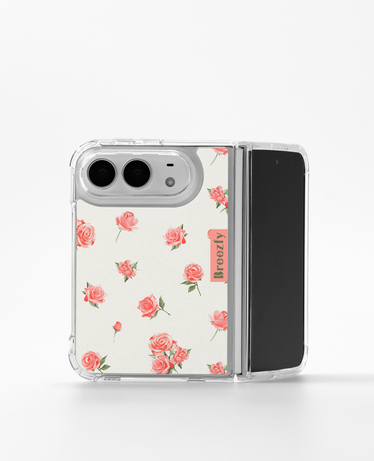 VINTAGE FLOWER RP 01 Matte Texture iPhone Duo Case