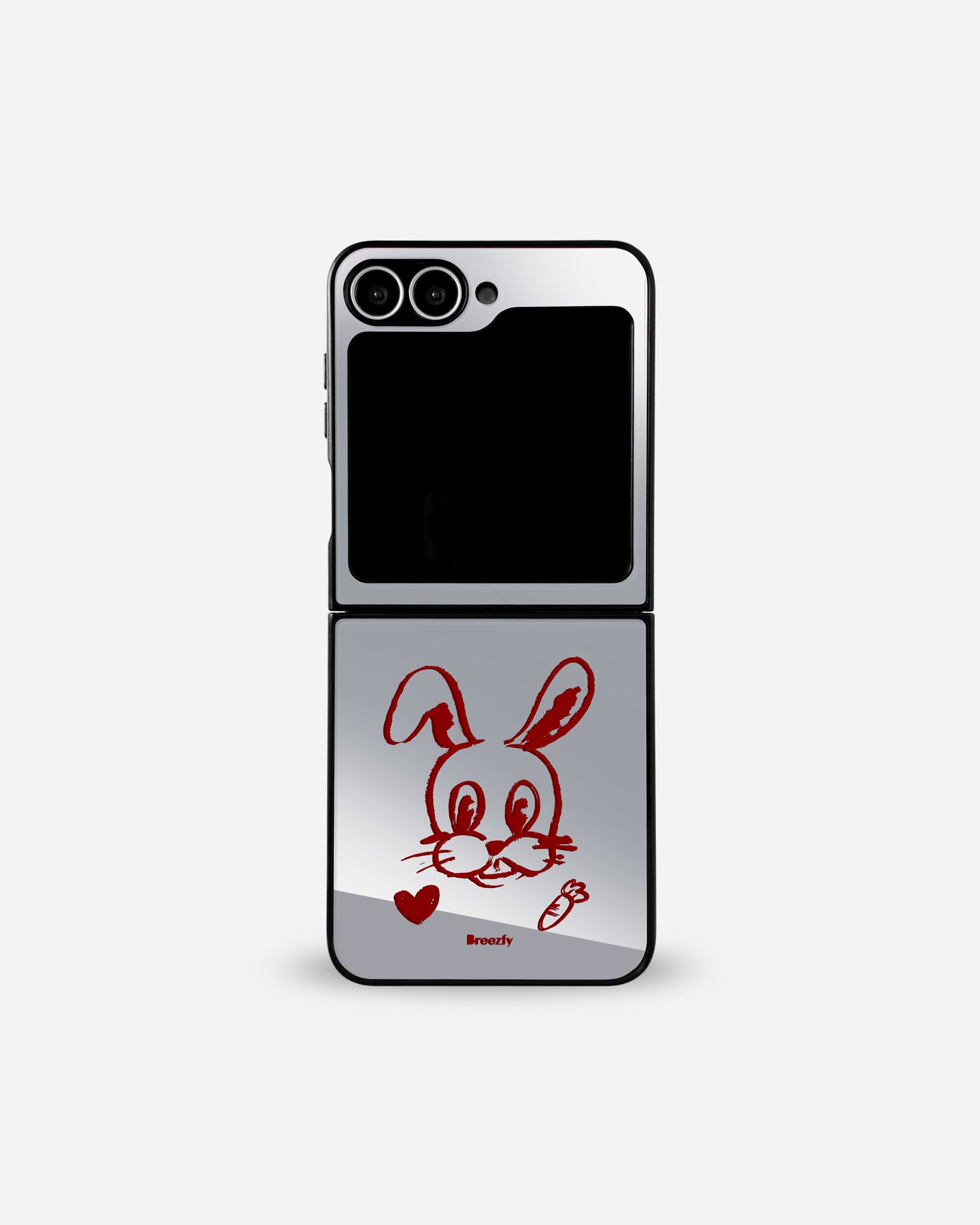 BUNNY &CARROT Mirror Z Flip Case