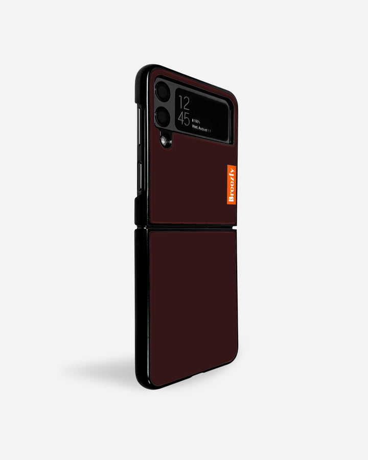 DARK MAROON Vivid Z Flip Case