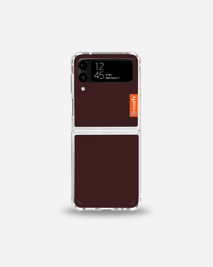 DARK MAROON Vivid Z Flip Case