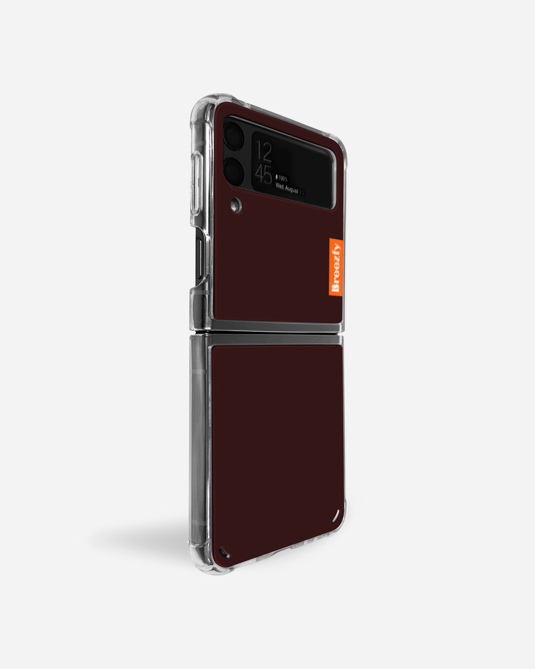 DARK MAROON Vivid Z Flip Case