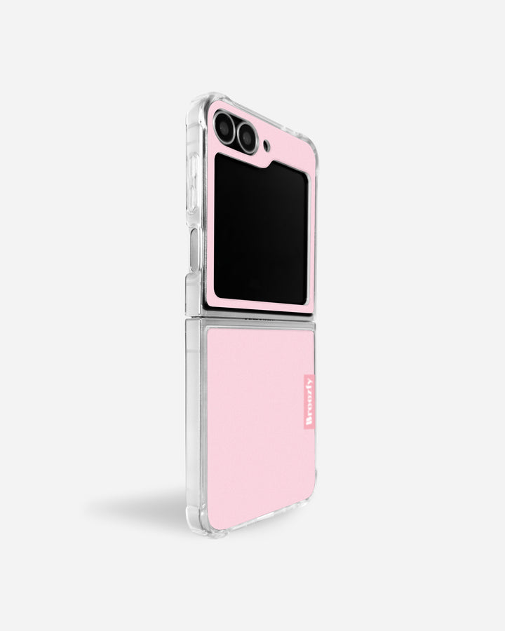 DUSTY PINK Matte Texture Z Flip Case