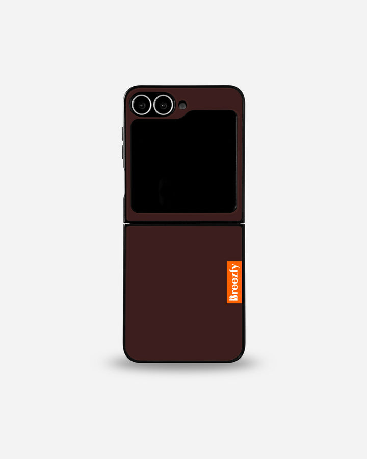 DARK MAROON Vivid Z Flip Case