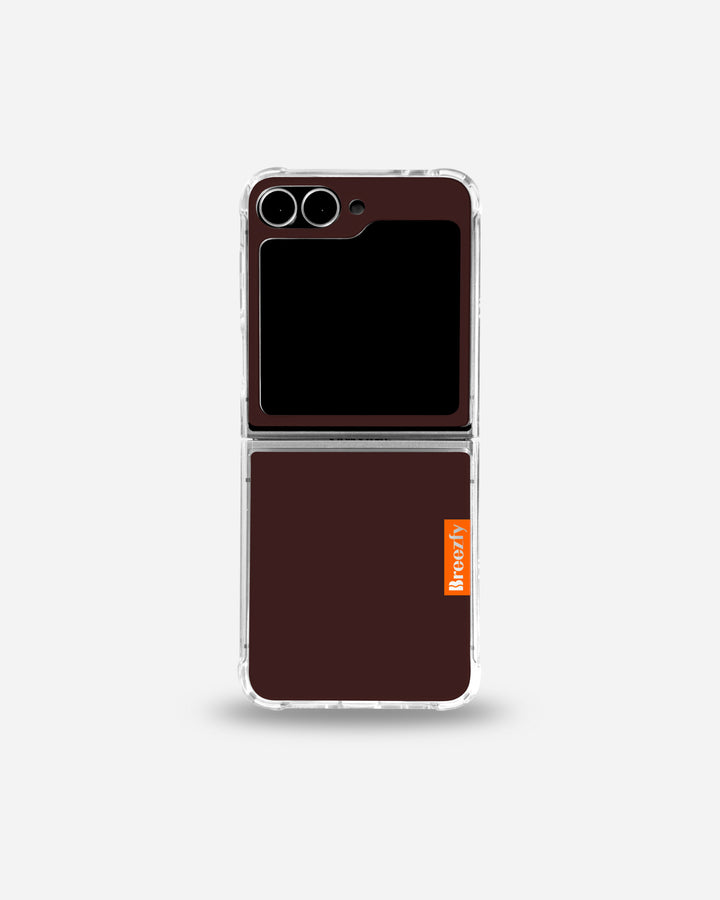 DARK MAROON Vivid Z Flip Case